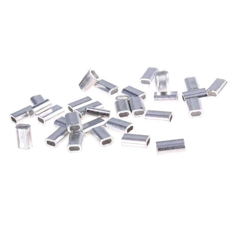 Leader Line - Fishing Tackle Connector Set Aluminium Crimp