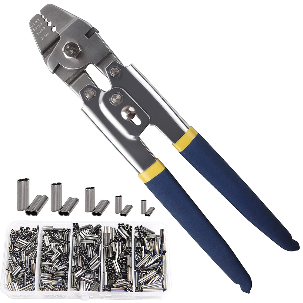 300pcs Crimp Fishing Sleeves S - Leader Line ulasan dan harga