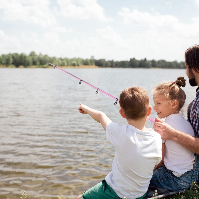 Kids Adult Beginner Fishing Ro - Freshwater Line ulasan dan harga