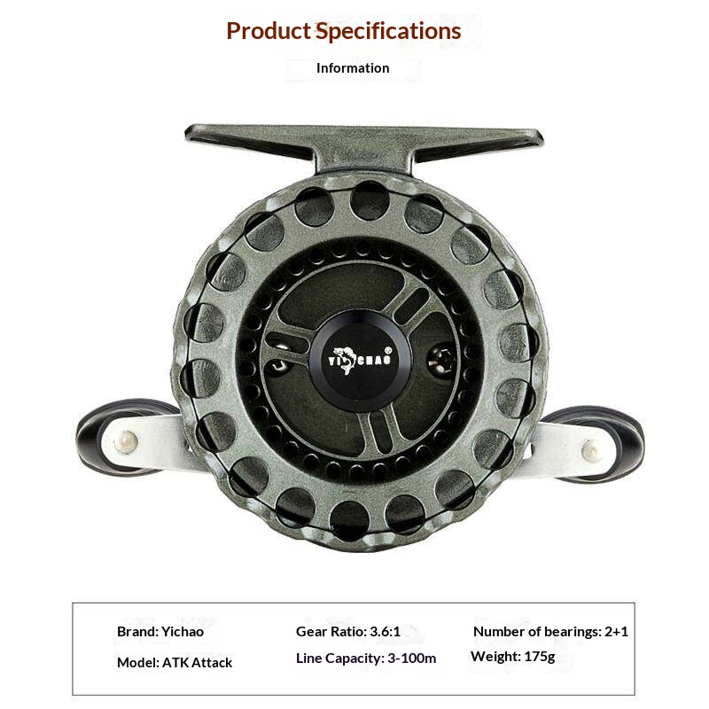YI CHAO Atk Raft Fishing Reel  - Ice Fishing Line ulasan dan harga