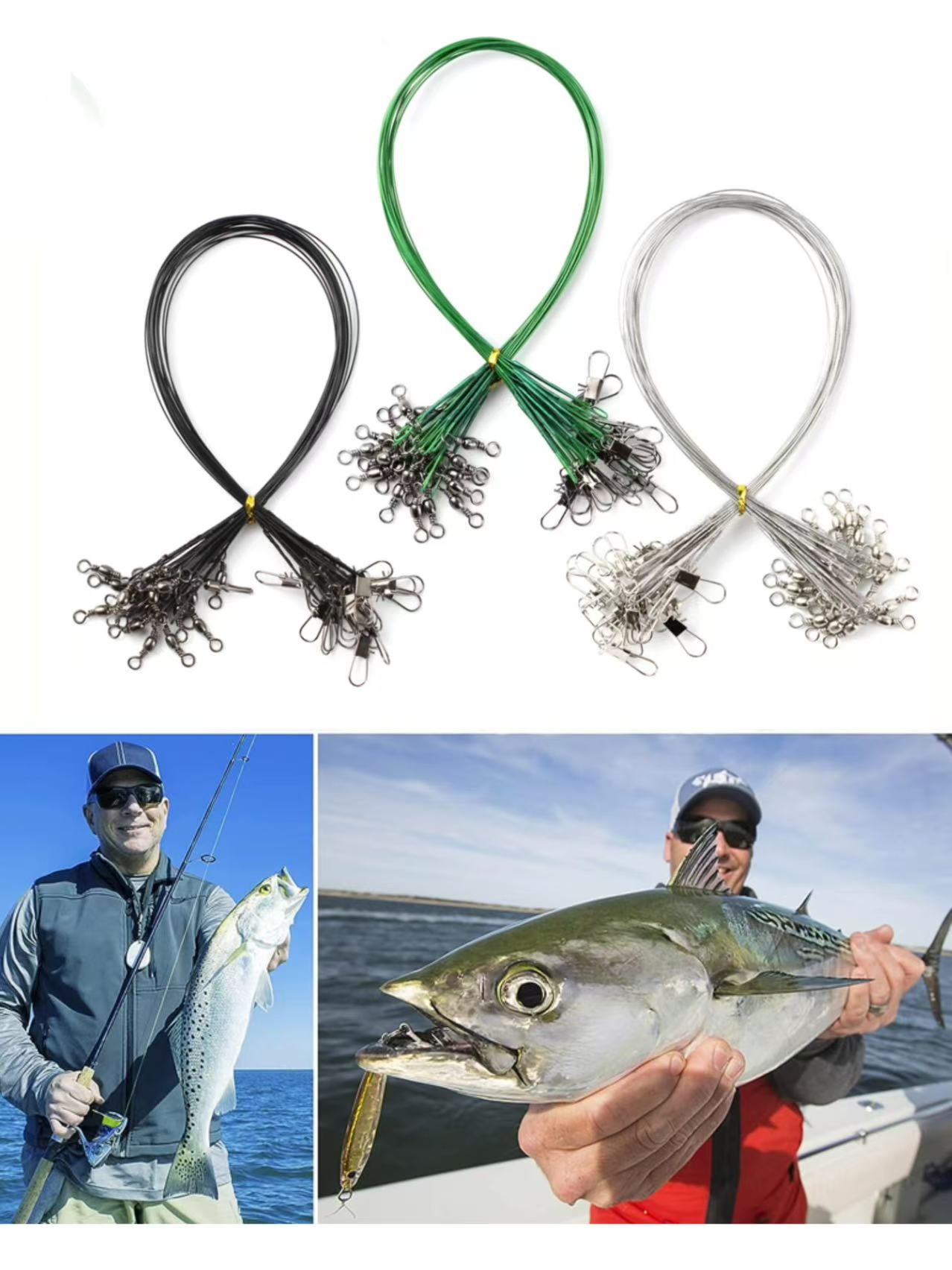 Stainless Steel Wire Trace Lea - Freshwater Line ulasan dan harga