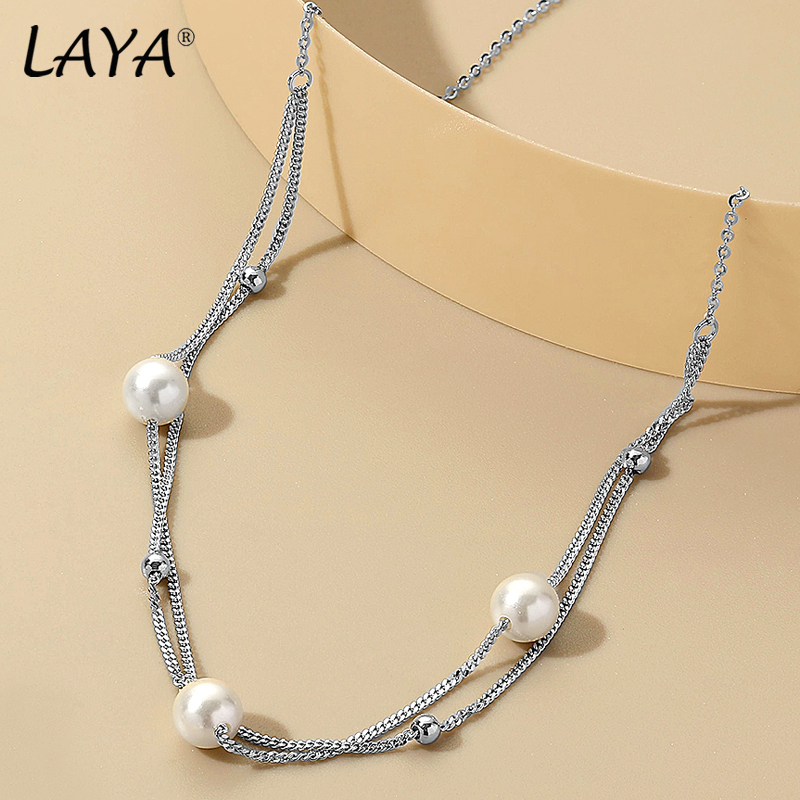 LAYA Minimalist Shell Pearl Mu - Freshwater Line ulasan dan harga