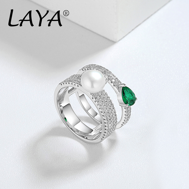925 Sterling Silver Double Lin - Freshwater Line ulasan dan harga