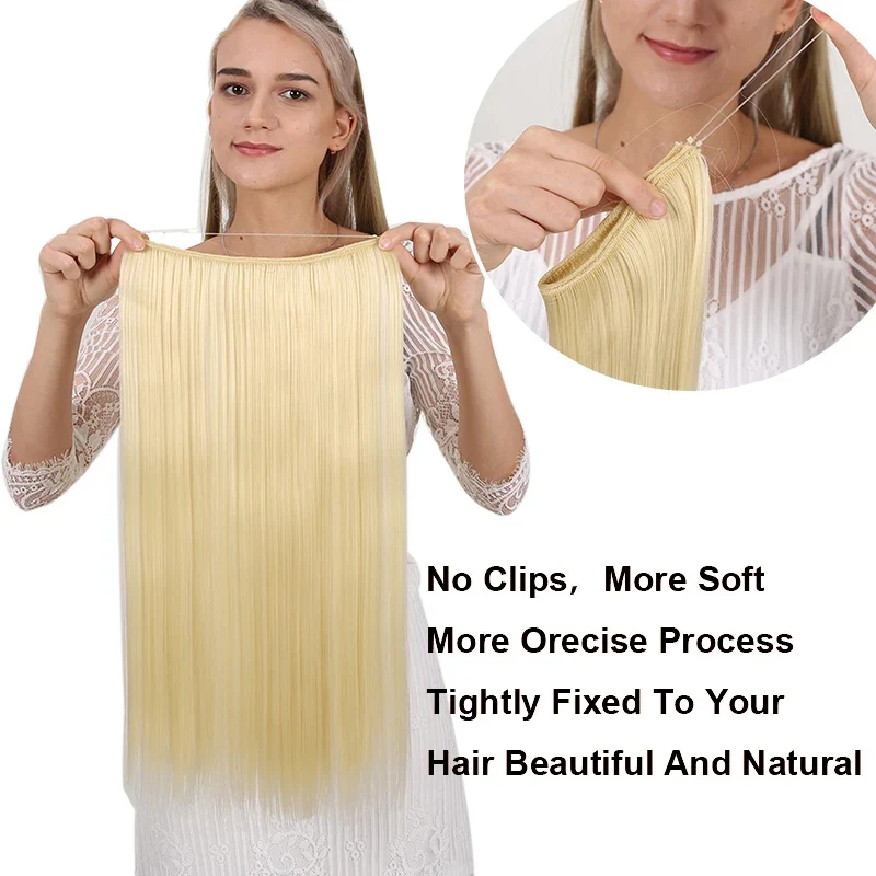 Fish Line Hair Extension Piece - Tippet Line ulasan dan harga