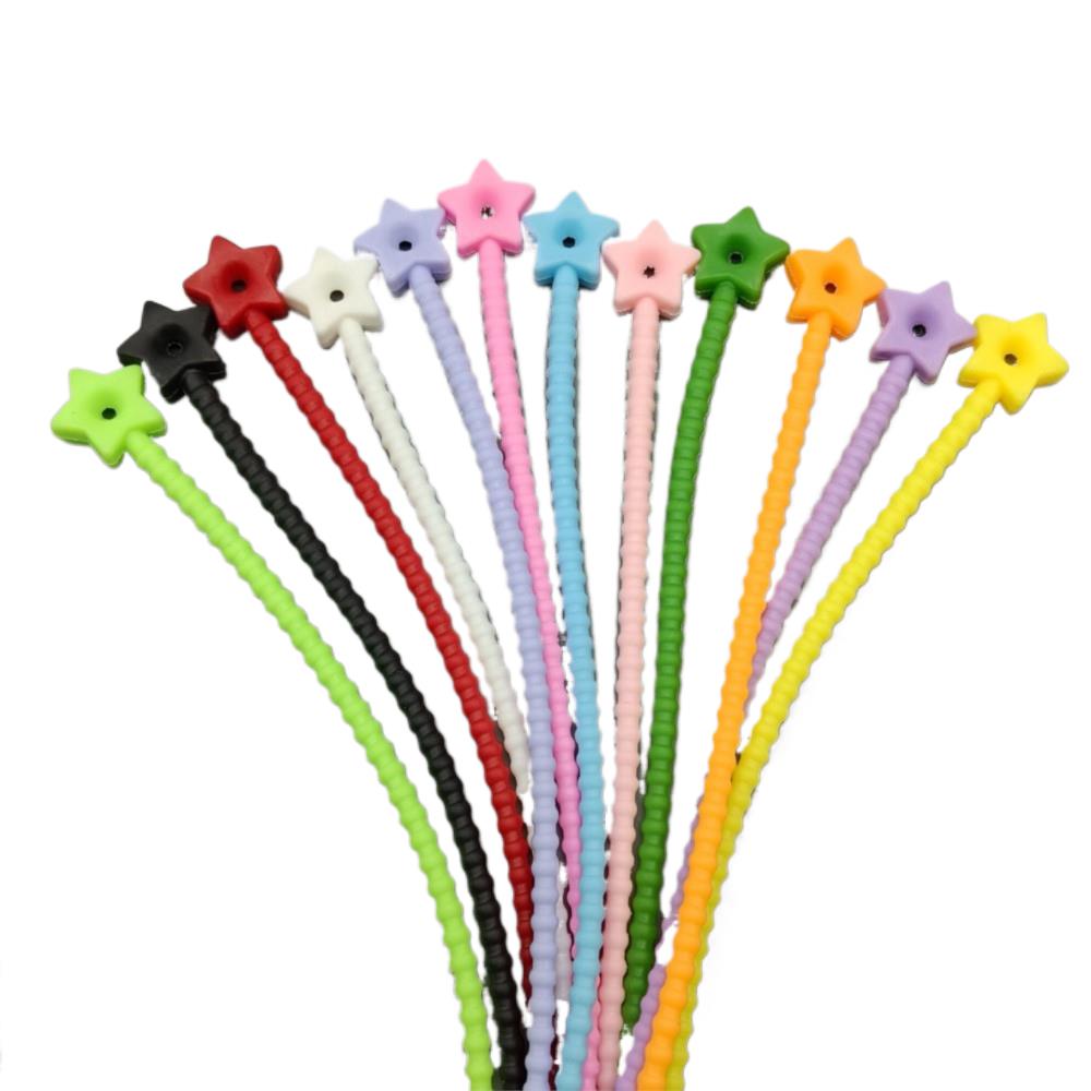 10Pcs Flower Star Silicone Cab - Tippet Line ulasan dan harga